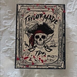 TaylorMade Skull Art - Black, Red, and White